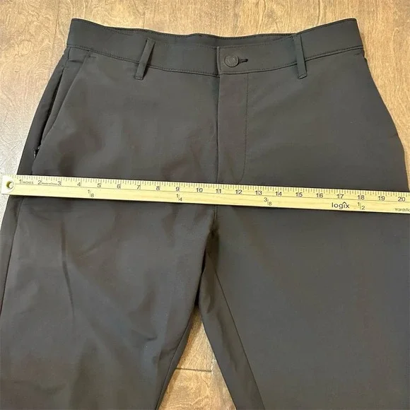 Banana Republic Men's Black Dress Pants Size‎ 32 Tapered Leg Formal - Picture 4 of 8